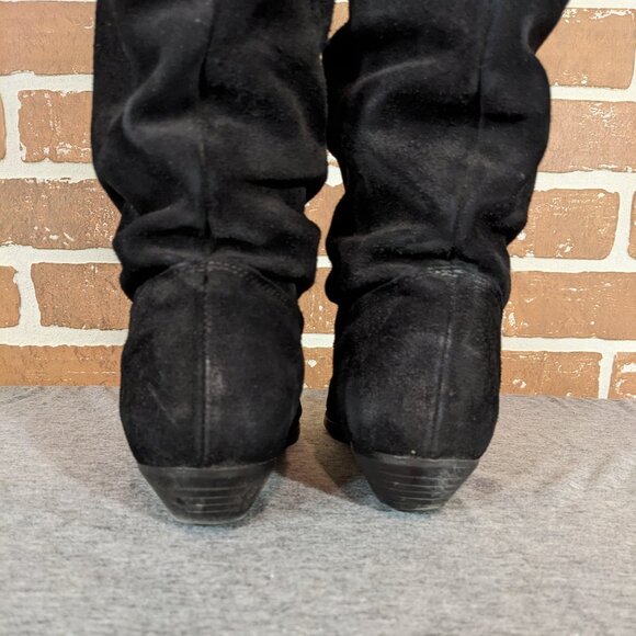 Black Suede Boots - Picture 8 of 8